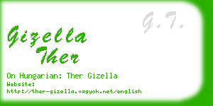 gizella ther business card